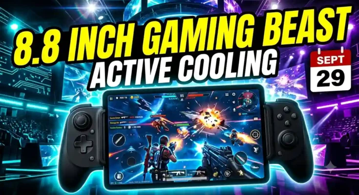 iQOO Pad Ultra Launch - 8.8-inch compact display, Snapdragon 8 Elite Gen 6, and active cooling fan for gaming.