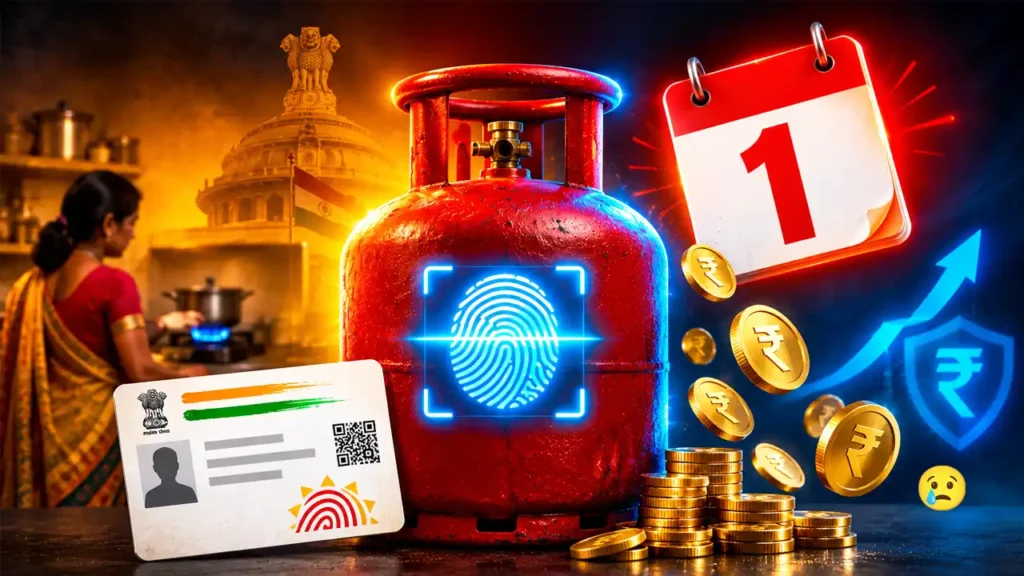 LPG Biometric Aadhaar Authentication October 1 2026