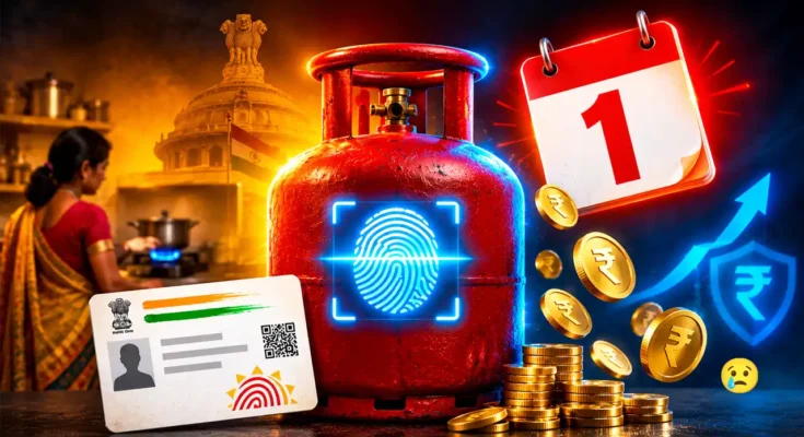 LPG Biometric Aadhaar Authentication October 1 2026