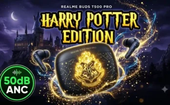 Realme Buds T500 Pro Harry Potter Edition India Launch - 50dB ANC, 56-hour battery, and Hogwarts-themed design.