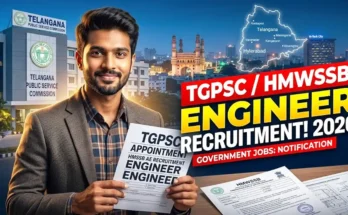 Telangana Govt Jobs TGPSC 130 HMWSSB Manager Engineering posts 2026