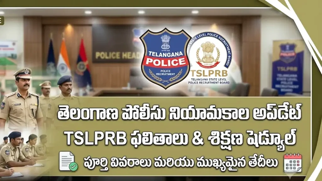 Telangana Police Constable Exam Date 2026 TSLPRB notification