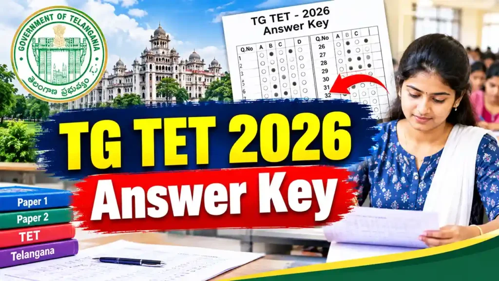 TG TET 2026 Answer Key download provisional key response sheet