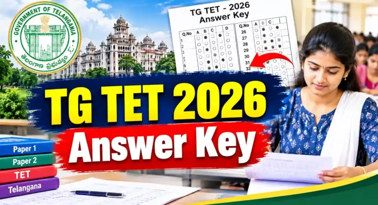 TG TET 2026 Answer Key download provisional key response sheet