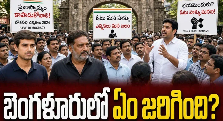 Bengaluru CJP Protest: బెంగళూరు Freedom Parkలో CJP నిరసనకు ధ్రువ్ రాఠీ, ప్రకాశ్ రాజ్ హాజరయ్యారు. Gyanesh Kumar రాజీనామా, SIR రద్దు డిమాండ్లపై పూర్తి వివరాలు.