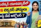 BRAOU లెక్చరర్ పోస్టులు 2026: 26 ఖాళీలు, అక్టోబర్ 7 లాస్ట్ డేట్!