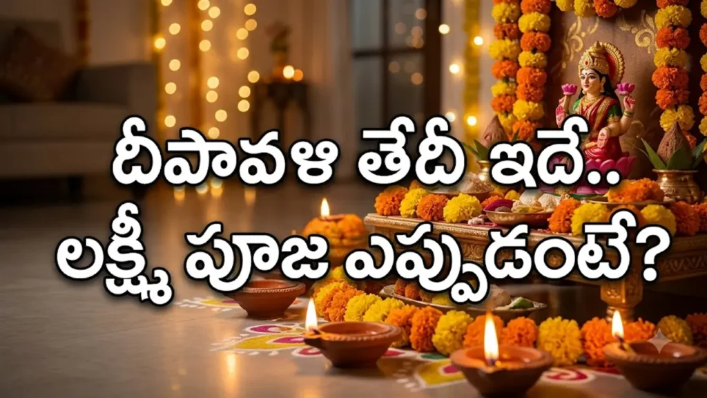 దీపావళి 2026 తేదీ, హైదరాబాద్ లక్ష్మీ పూజ ముహూర్తం మరియు ధనత్రయోదశి వివరాలు