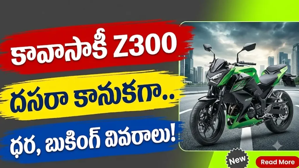 Kawasaki Z300 India Launch - Price, Bookings, Specs, and Features