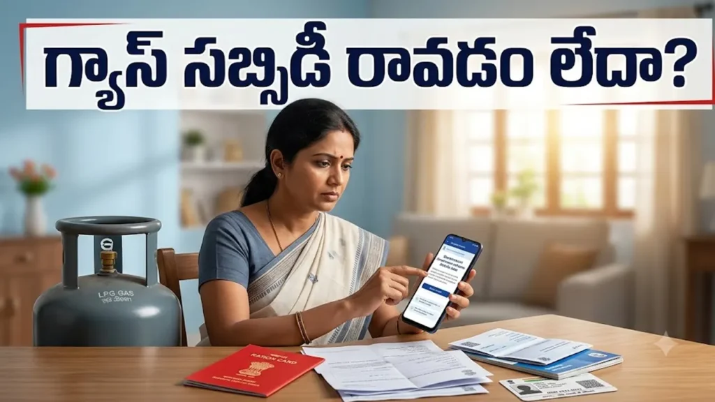 తెలంగాణ మహాలక్ష్మి పథకం కింద రూ.500 గ్యాస్ సిలిండర్ సబ్సిడీ అందకపోతే తీసుకోవాల్సిన చర్యలు