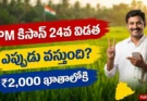 PM Kisan 24th Installment Date 2026: ఎప్పుడు విడుదల అవుతుంది? ₹2,000 ఎప్పుడు వస్తుంది? పూర్తి వివరాలు