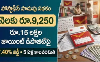 పోస్టాఫీస్ మంత్లీ ఇన్‌కం స్కీమ్ ద్వారా నెలవారీ ఆదాయం పొందే విధానం మరియు వివరాలు