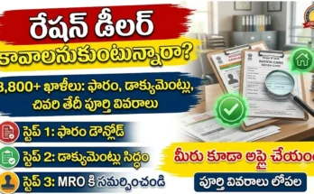Ration Dealer Application Process 2026: తెలంగాణలో అభ్యర్థి డాక్యుమెంట్లు సమర్పిస్తున్న దృశ్యం