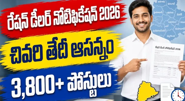 Ration Dealer Notification 2026 Telangana apply last date district wise vacancies