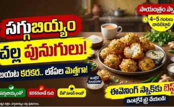 సగ్గుబియ్యం: చల్ల పునుగులు బయట కరకరలాడుతూ లోపల మెత్తగా ఉండే సగ్గుబియ్యం చల్ల పునుగులు రెసిపీ