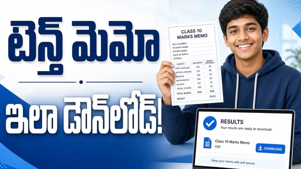 SSC Memo E Copy Download Telangana 2026