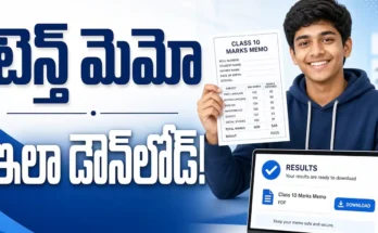 SSC Memo E Copy Download Telangana 2026