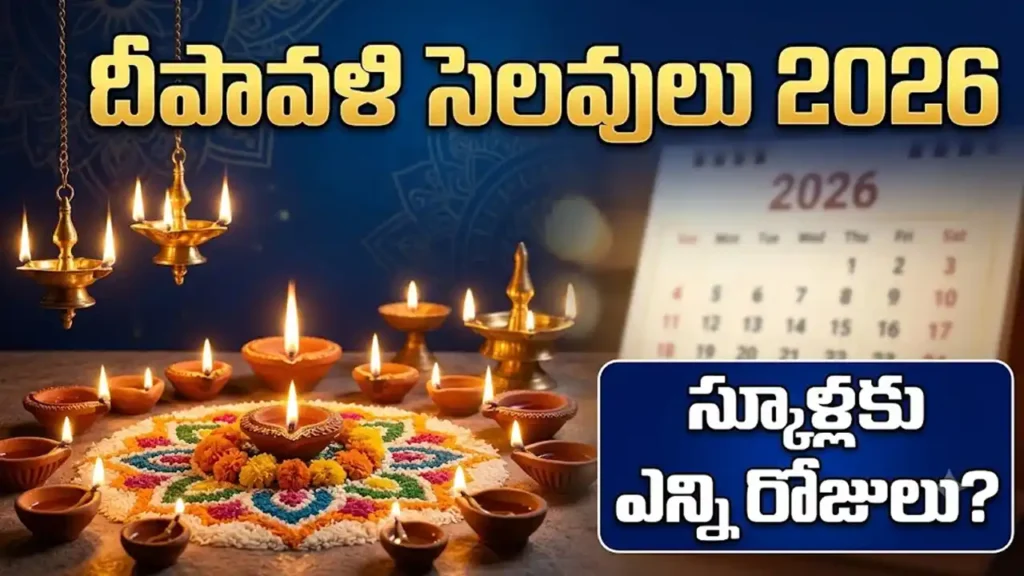 తెలంగాణ దీపావళి సెలవులు 2026 నవంబర్ 8 స్కూల్ హాలిడే అప్డేట్